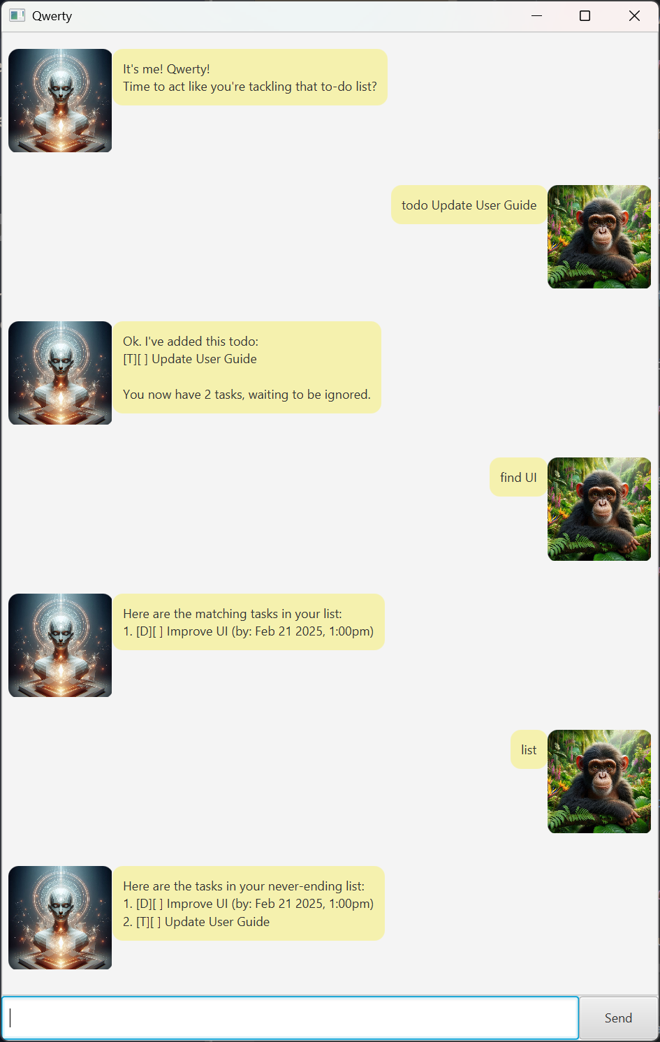 Qwerty UI